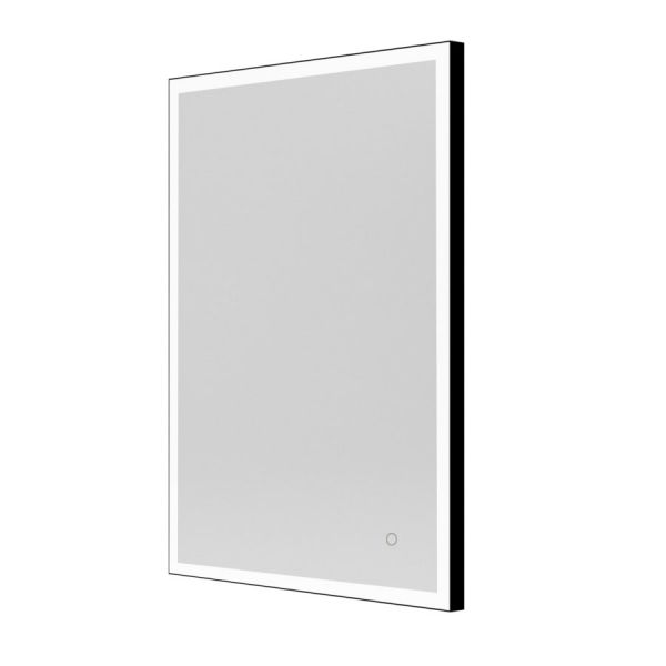 Origins Living Tate Light Black 1000 x 700mm LED Illuminated Bathroom Mirror