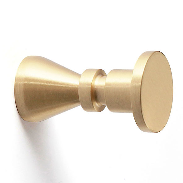 Origins Living Wilson Brushed Brass Robe Hook BOWLS110130BB