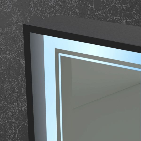 Origins Living Astoria Black 750 x 900 LED Bathroom Mirror #5