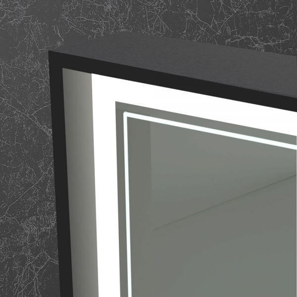 Origins Living Astoria Black 750 x 900 LED Bathroom Mirror #4