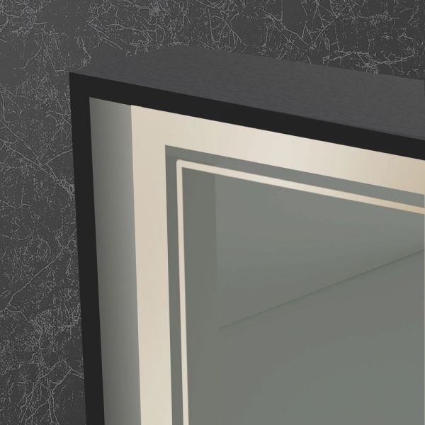 Origins Living Astoria Black 750 x 900 LED Bathroom Mirror #3