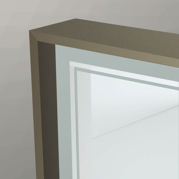 Origins Living Astoria Brushed Bronze 1400 x 700 LED Bathroom Mirror #2