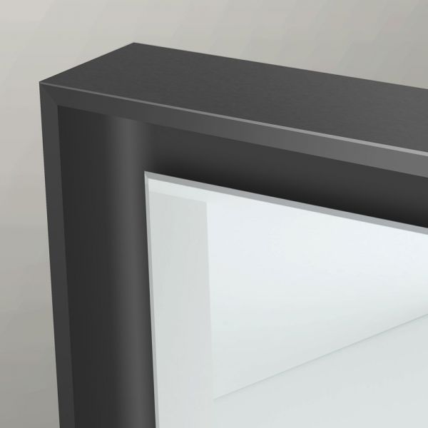 Origins Living Brooklyn Black 1400 x 700 Bathroom Mirror #2
