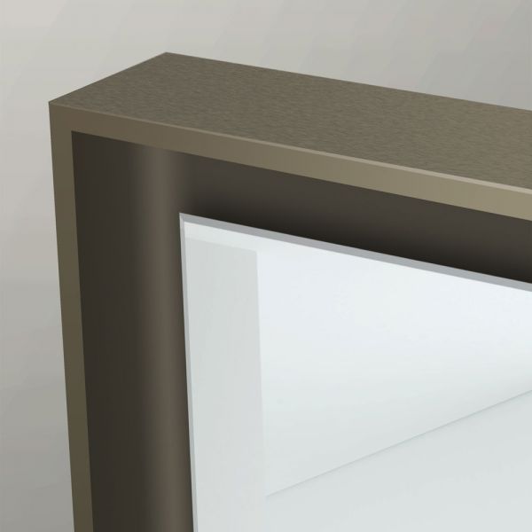 Origins Living Brooklyn Brushed Bronze 600 x 800 Bathroom Mirror #2