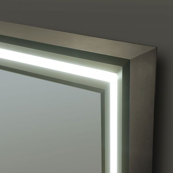 Origins Living Lexington Brushed Bronze 750 x 900 LED Bathroom Mirror #4