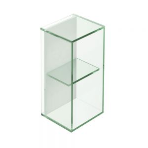 Origins Living Pier Clear Glass 2 Box Rectangular Shelf