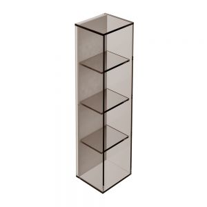 Origins Living Pier Bronze Glass 4 Box Rectangular Shelf