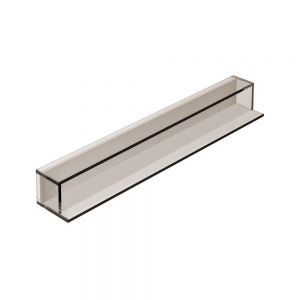 Origins Living Pier Bronze Glass 500 Rectangular Box Shelf