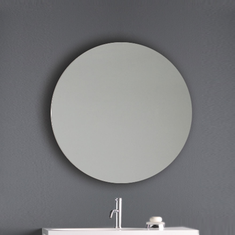 Bathroom Origins Slim 500 X Round, Round Bathroom Mirror