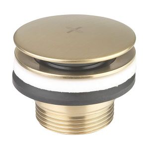 Crosswater Brushed Brass Universal Click Clack Basin Waste