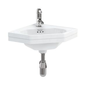 Burlington 600mm Wall Hung Cloakroom Corner Basin B10