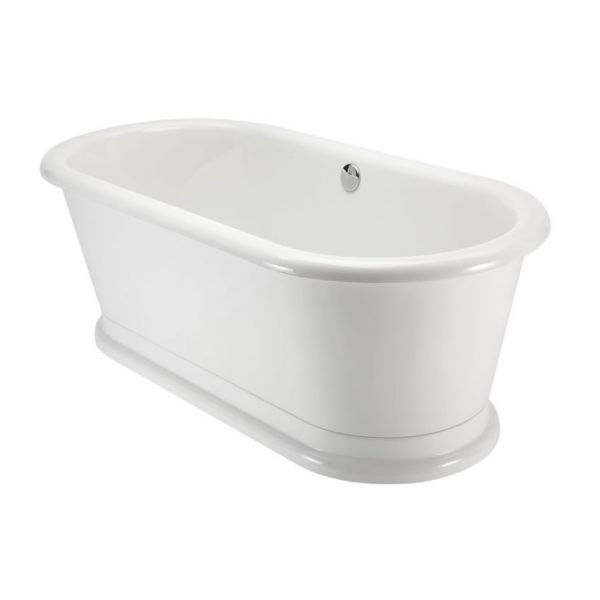 Burlington London 1800 x 850 Round Double Ended Freestanding Bath