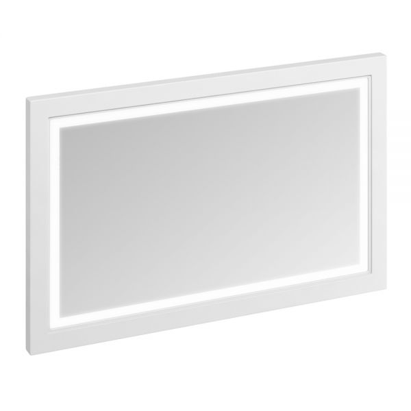 Burlington White Traditional Illuminated LED Bathroom Mirror 1200  x 750mm