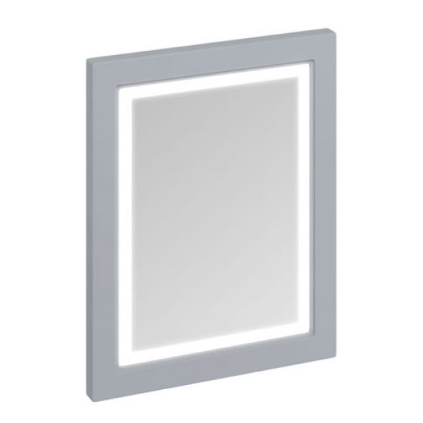 Burlington Grey Traditional Illuminated LED Bathroom Mirror 600  x 750mm