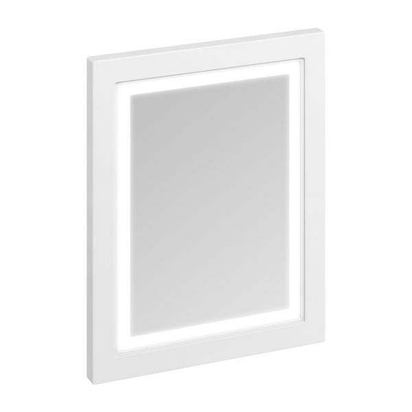 Burlington White Traditional Illuminated LED Bathroom Mirror 600  x 750mm