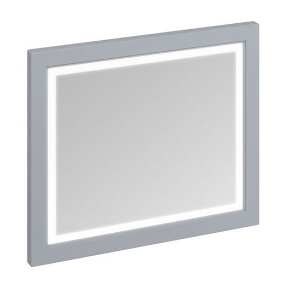 Burlington Grey Traditional Illuminated LED Bathroom Mirror 900  x 750mm