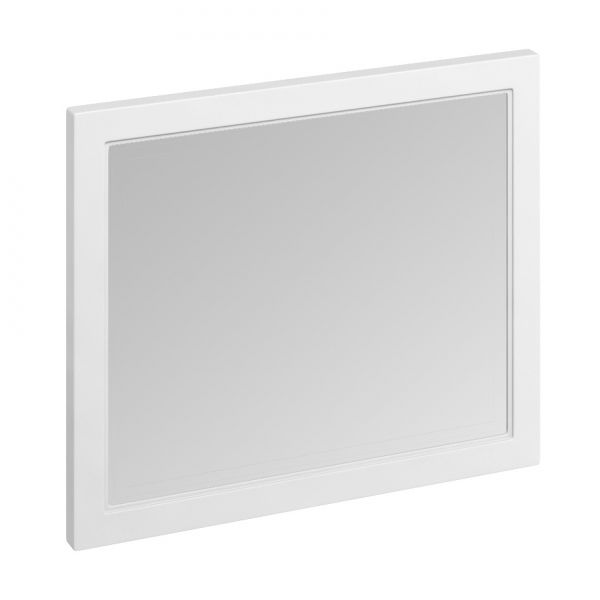 Burlington White Traditional Framed Bathroom Mirror 900  x 750mm