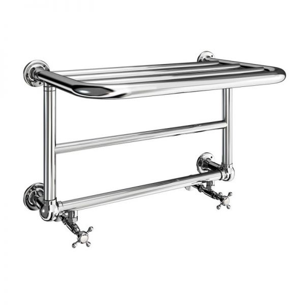Burlington Strand Chrome Traditional Towel Radiator 640 x 400 R11CHR