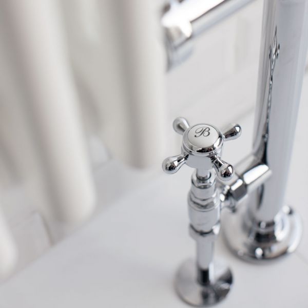 Burlington Trafalgar Chrome Traditional Towel Radiator 640 x 950 R1CHR #2