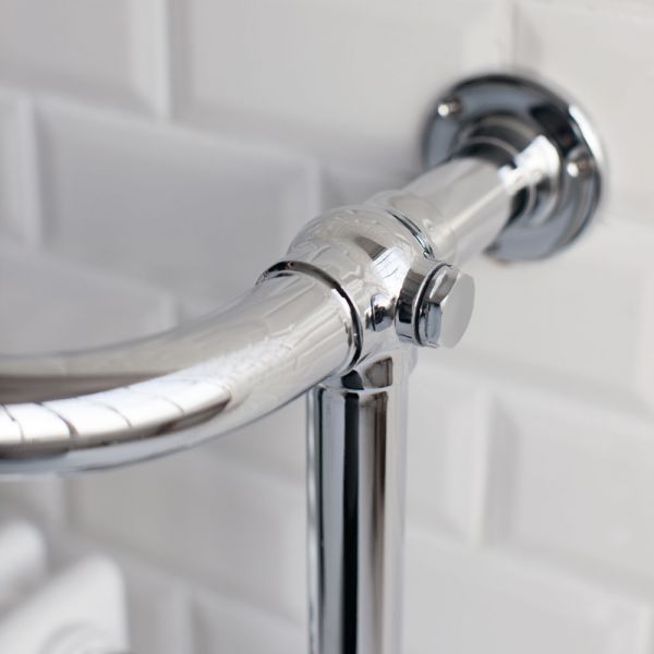 Burlington Trafalgar Chrome Traditional Towel Radiator 640 x 950 R1CHR #3