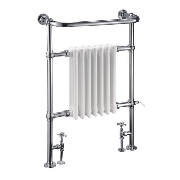 Burlington Trafalgar Chrome Traditional Towel Radiator 640 x 950 R1CHR