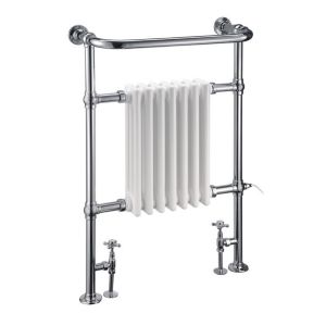 Burlington Trafalgar Chrome Traditional Towel Radiator 640 x 950 R1CHR