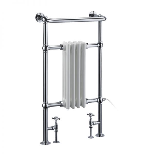 Burlington Bloomsbury Chrome Traditional Towel Radiator 500 x 950 R2CHR