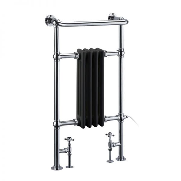 Burlington Bloomsbury Chrome Traditional Towel Radiator 500 x 950 R2CHRBLA