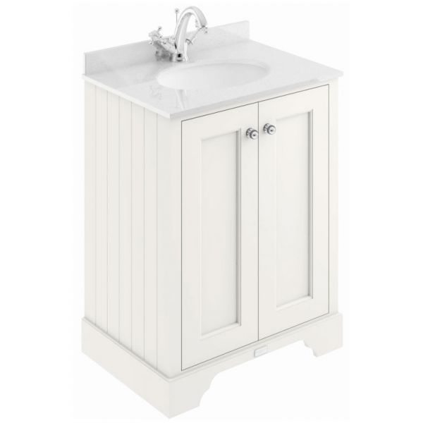 Bayswater Pointing White 600mm Basin Cabinet BAYF103