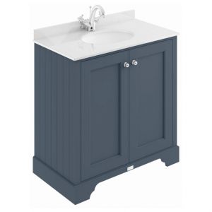 Bayswater Stiffkey Blue 800mm Basin Cabinet BAYF105
