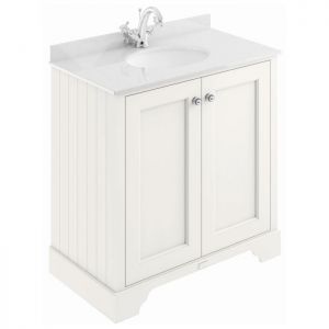 Bayswater Pointing White 800mm Basin Cabinet BAYF106