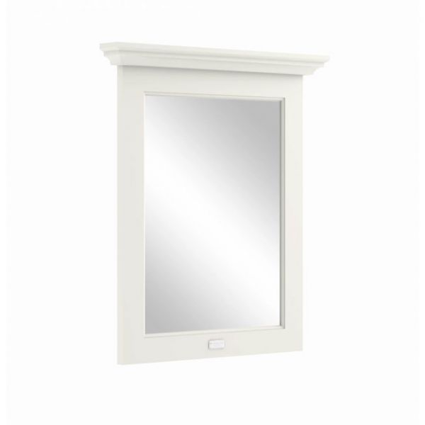 Bayswater Pointing White 700 x 600mm Rectangular Bathroom Mirror BAYF124