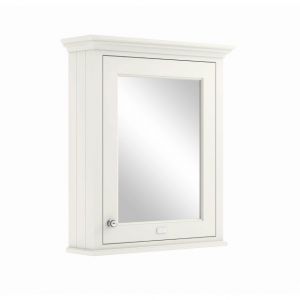 Bayswater Pointing White 600mm Wall Hung Mirrored Cabinet