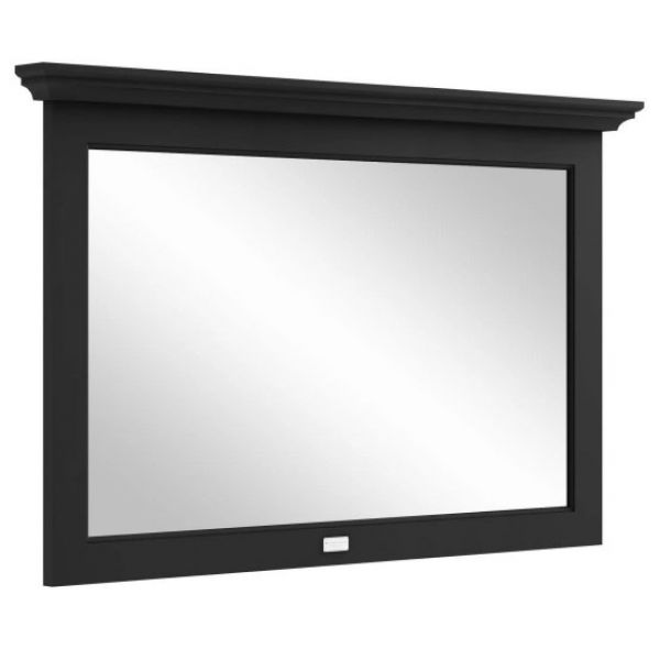 Bayswater Matt Black 700 x 1200mm Rectangular Bathroom Mirror BAYF487