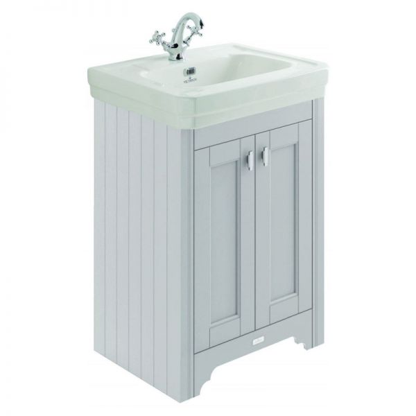 Bayswater Victrion 640mm Earl's Grey Double Door Vanity Unit and Basin