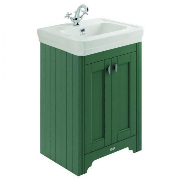 Bayswater Victrion 640mm Forest Green Double Door Vanity Unit and Basin