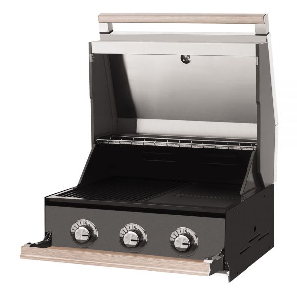 BeefEater 1500 Stainless Steel 3 Burner Built In Gas BBQ #4