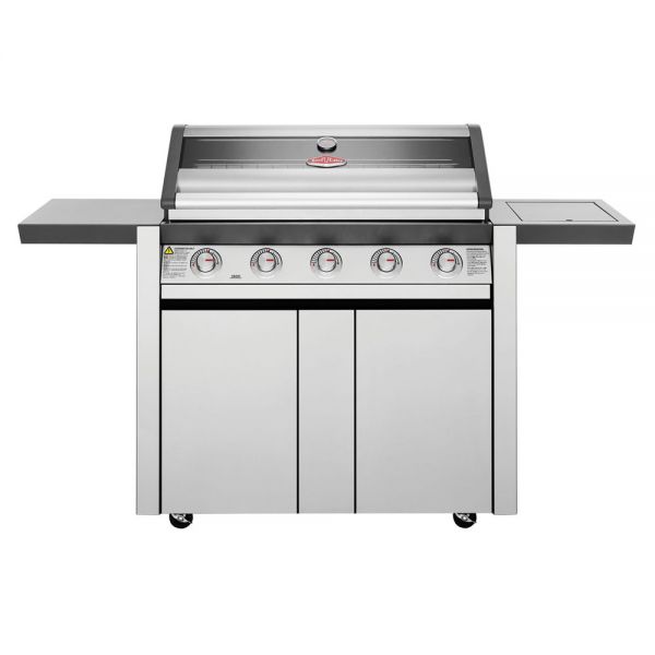 BeefEater 1600S 5 Burner Gas BBQ with Side Burner and Trolley