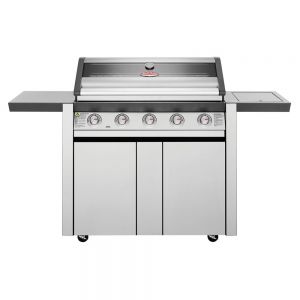 BeefEater 1600S 5 Burner Gas BBQ with Side Burner and Trolley