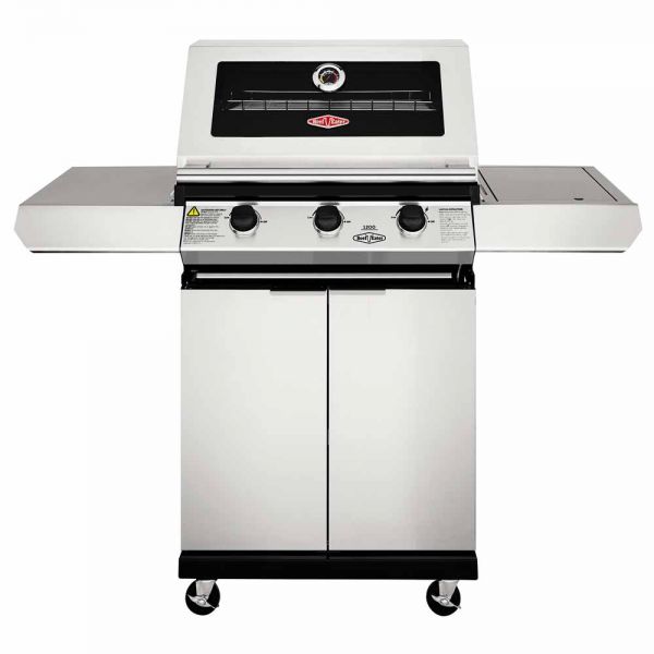 BeefEater 1200S 3 Burner Gas BBQ with Side Burner and Trolley BMG1231SBE