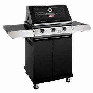 BeefEater 1200E 3 Burner Gas BBQ with Side Burner and Trolley