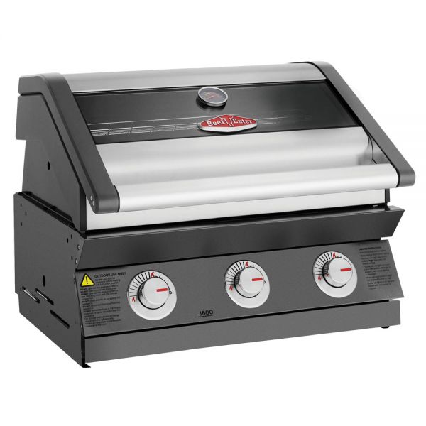 BeefEater 1600E 3 Burner Built In Gas BBQ #2