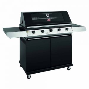 BeefEater 1200E 5 Burner Gas BBQ with Side Burner and Trolley