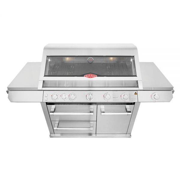 BeefEater 7000 Series 5 Burner Gas BBQ with Side Burner and Trolley #3