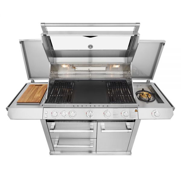 BeefEater 7000 Series 5 Burner Gas BBQ with Side Burner and Trolley #4