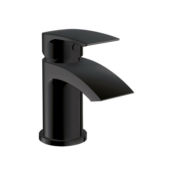 Apex Belini Black Mini Mono Basin Mixer Tap