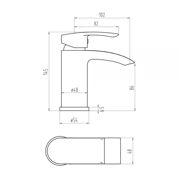 Apex Belini Chrome Mono Basin Mixer Tap #3