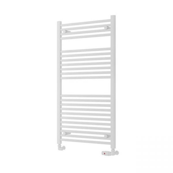Eastbrook Biava Multirail Hidden Vent 1118 x 600 Straight Matt White Towel Rail