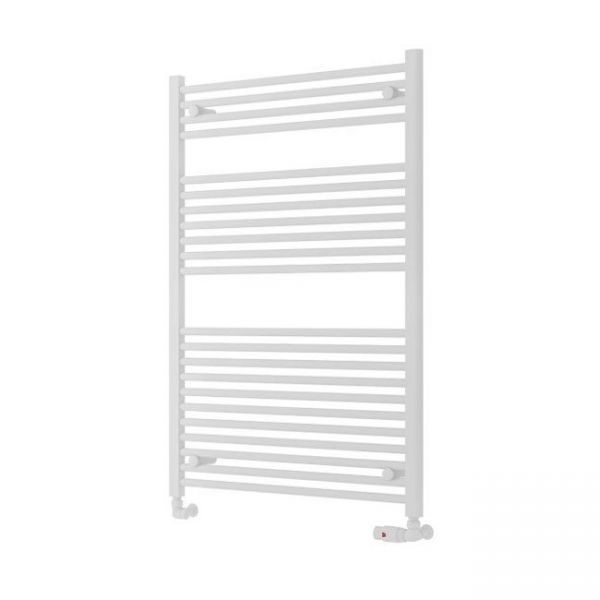 Eastbrook Biava Multirail Hidden Vent 1118 x 750 Straight Matt White Towel Rail