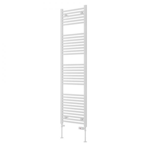 Eastbrook Biava Multirail Hidden Vent 1720 x 450 Straight Matt White Towel Rail